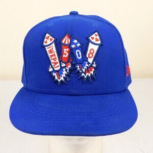 Worcester Red Sox Wepa Logo Hat Fireworks Patch 508 New Era Size 7 1/2 MiLB